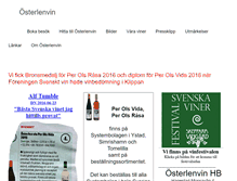 Tablet Screenshot of osterlenvin.se